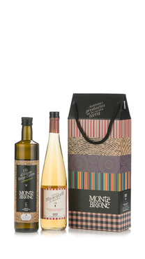 Coffret Cadeau avec HOVE et Muscat de 75 cl.