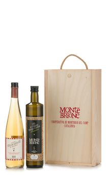 Coffret Cadeau avec HOVE et Muscat de 75 cl.